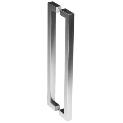 UR-HANDLE SQUARE CUSTOMIZED NIRO316 INCL. FITTINGS GLASS