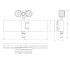 IN.27.003 FOLDING HINGE GLGL WITH ROLLER GUIDE NIRO
