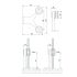 MK.75.013 MINI SPIDER 2-ARMIG NIRO-304